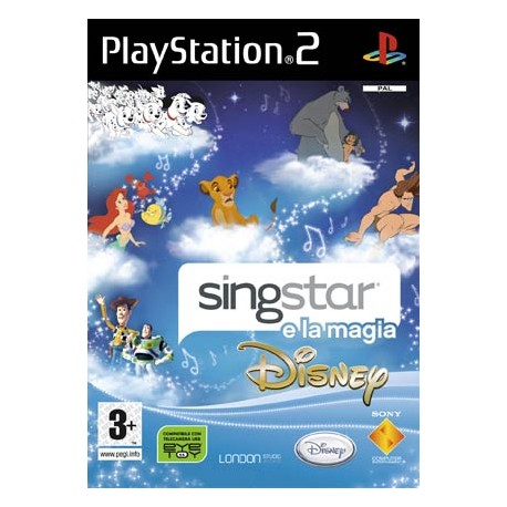 USATO SINGSTAR E LA MAGIA DISNEY PS2 USATO