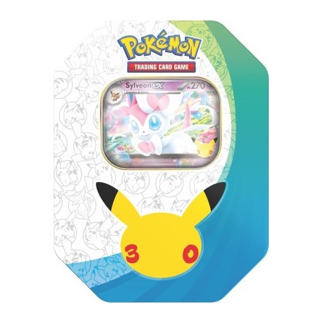 POKEMON 30 ANNIVERSARIO TIN SYLVEON EX POKEMON