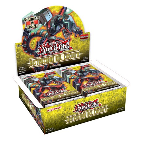 YUGIOH BUSTEDISTRUZIONE DEL CIRCUITO BOX KONAMI