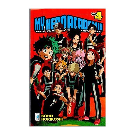 MY HERO ACADEMIA DI KOHEI HORIKOSHI n. 4