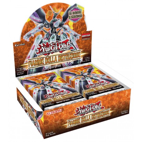 BUSTE YUGIOH FIAMME DELLA DISTRUZUIONE KONAMI CORPORATION UPPER DECK
